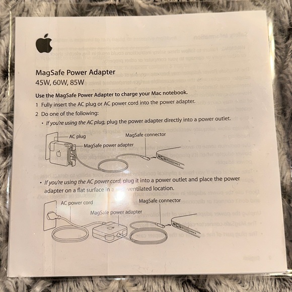 APPLE AC POWER CORD & WALL PLUG ATTACHMENT - Picture 8 of 9